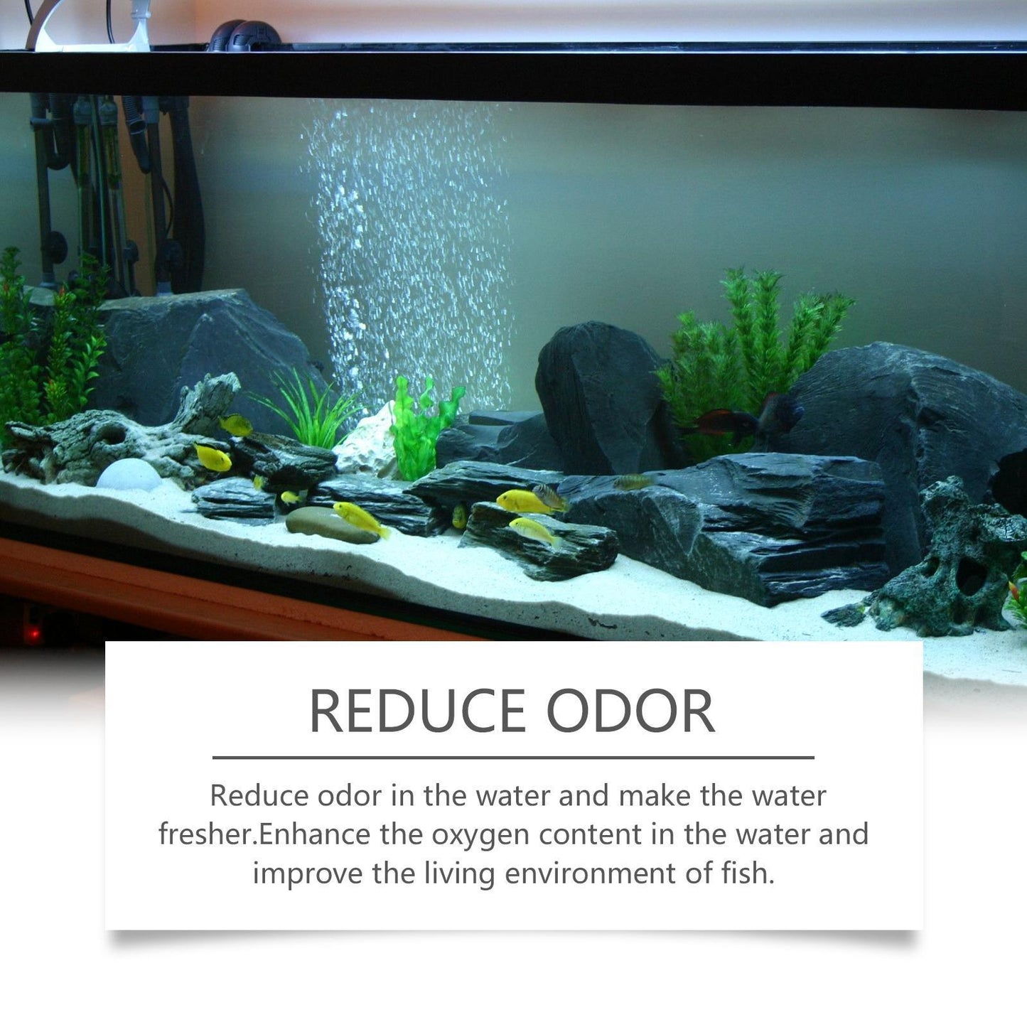 Yebang Aquarium Water Clarifier – Tank Cleaner & Decontaminator