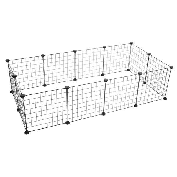 12-Piece Iron Mesh Fence for Pets
