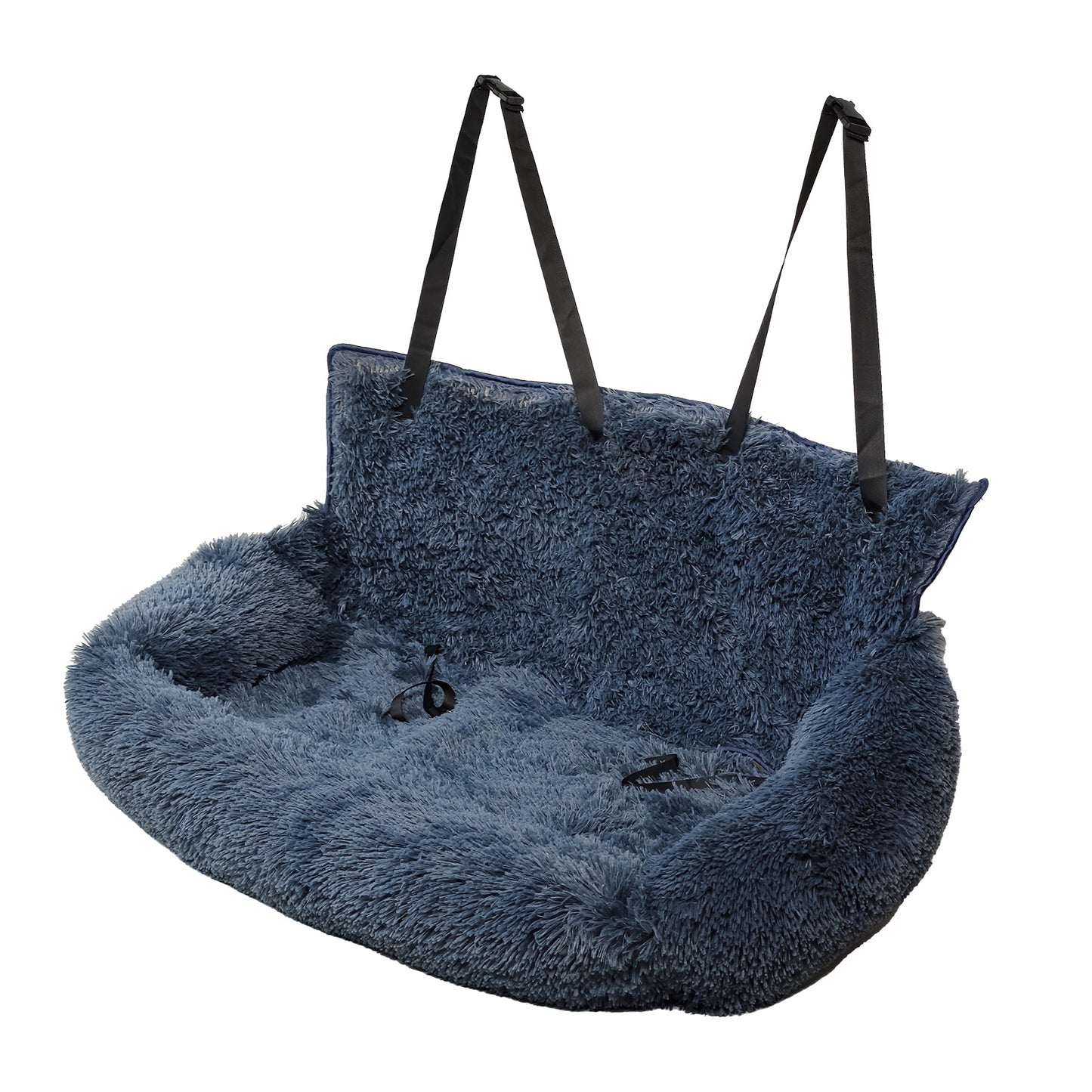 Dog Car Seat – Travel Booster with Seat Belt & Washable Plush