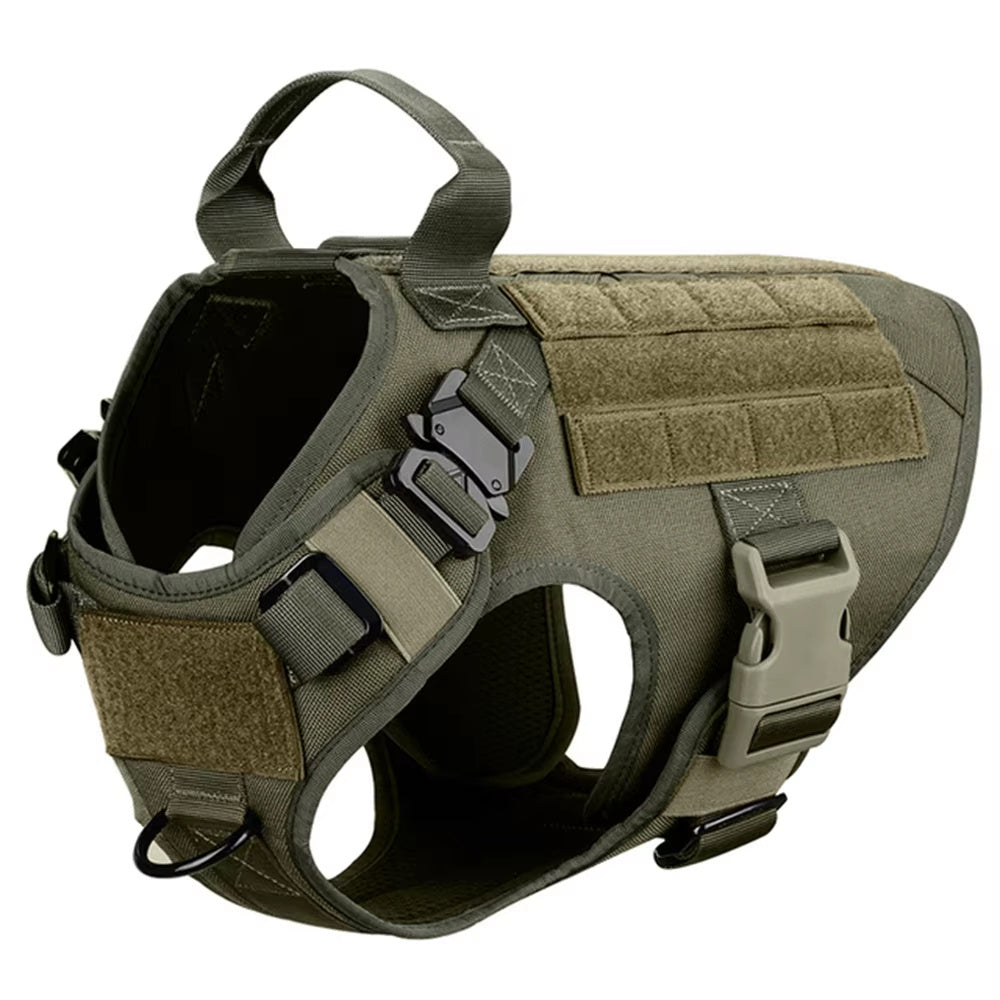 Luxury Dog Harness & Leash Set – Camouflage Nylon
