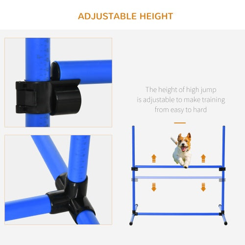 4-Piece Adjustable Dog Agility Set