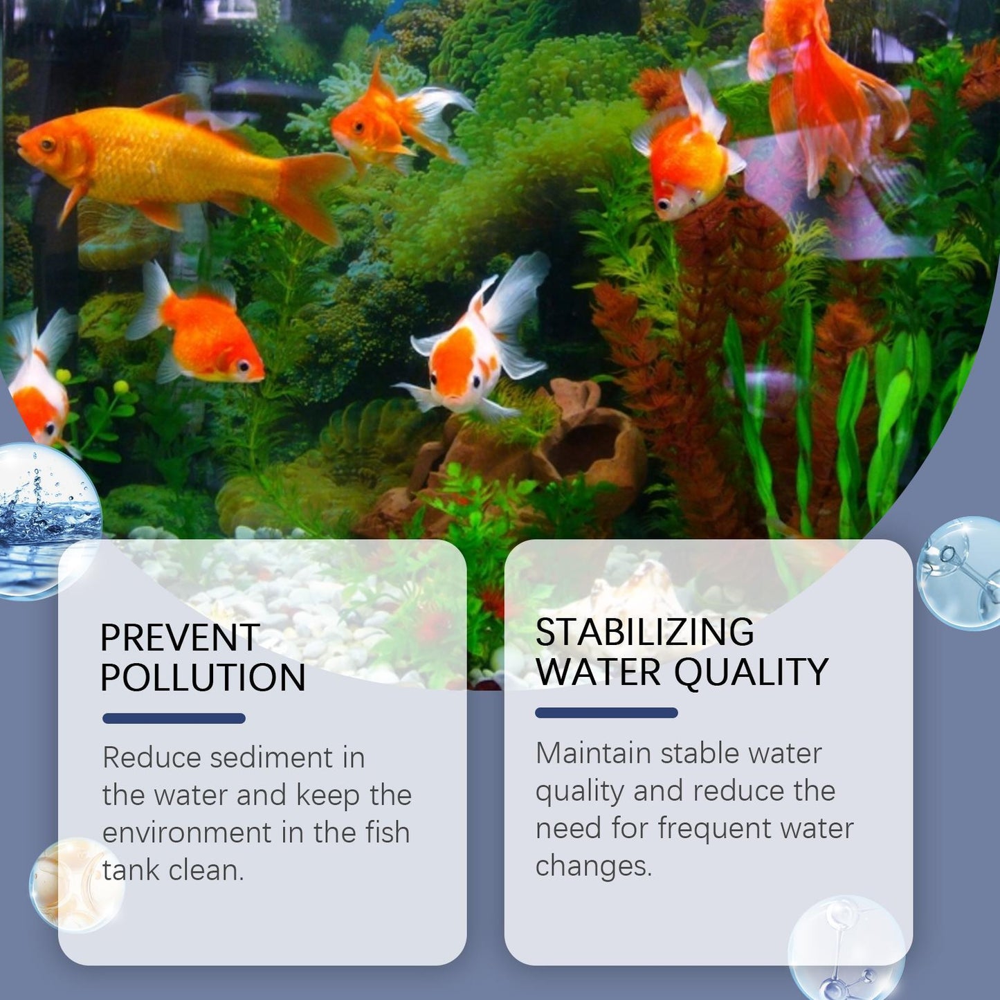 Yebang Aquarium Water Clarifier – Tank Cleaner & Decontaminator