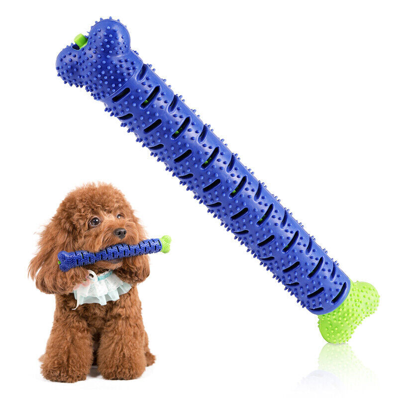 Dog Toothbrush TPR Chew Toy – Durable Molar Brushing Stick for Teeth Cleaning