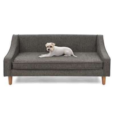 Durable Elevated Dog Sofa Bed with Modern Armrest – Soft & Comfortable