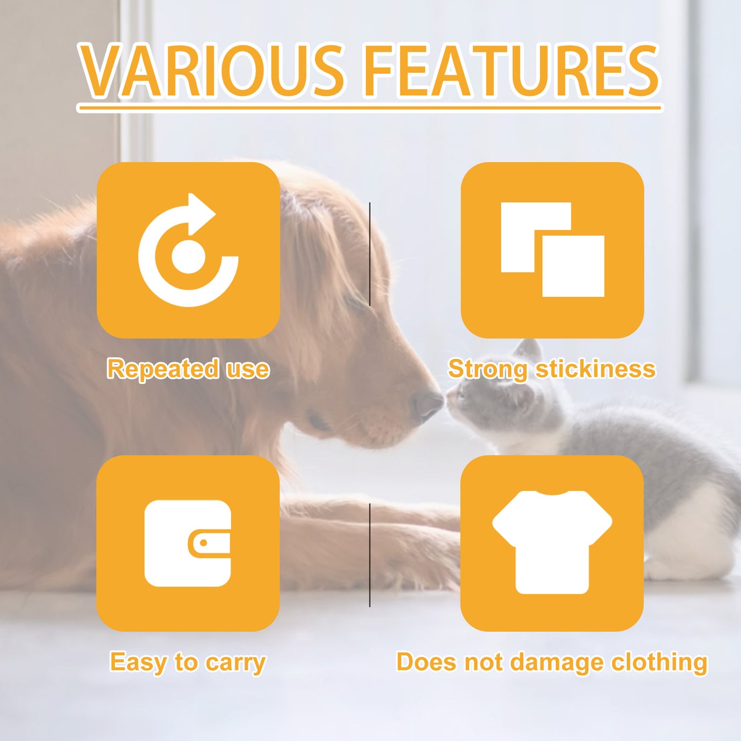 2 Pack Pet Hair Remover for Laundry – Reusable Lint Catcher