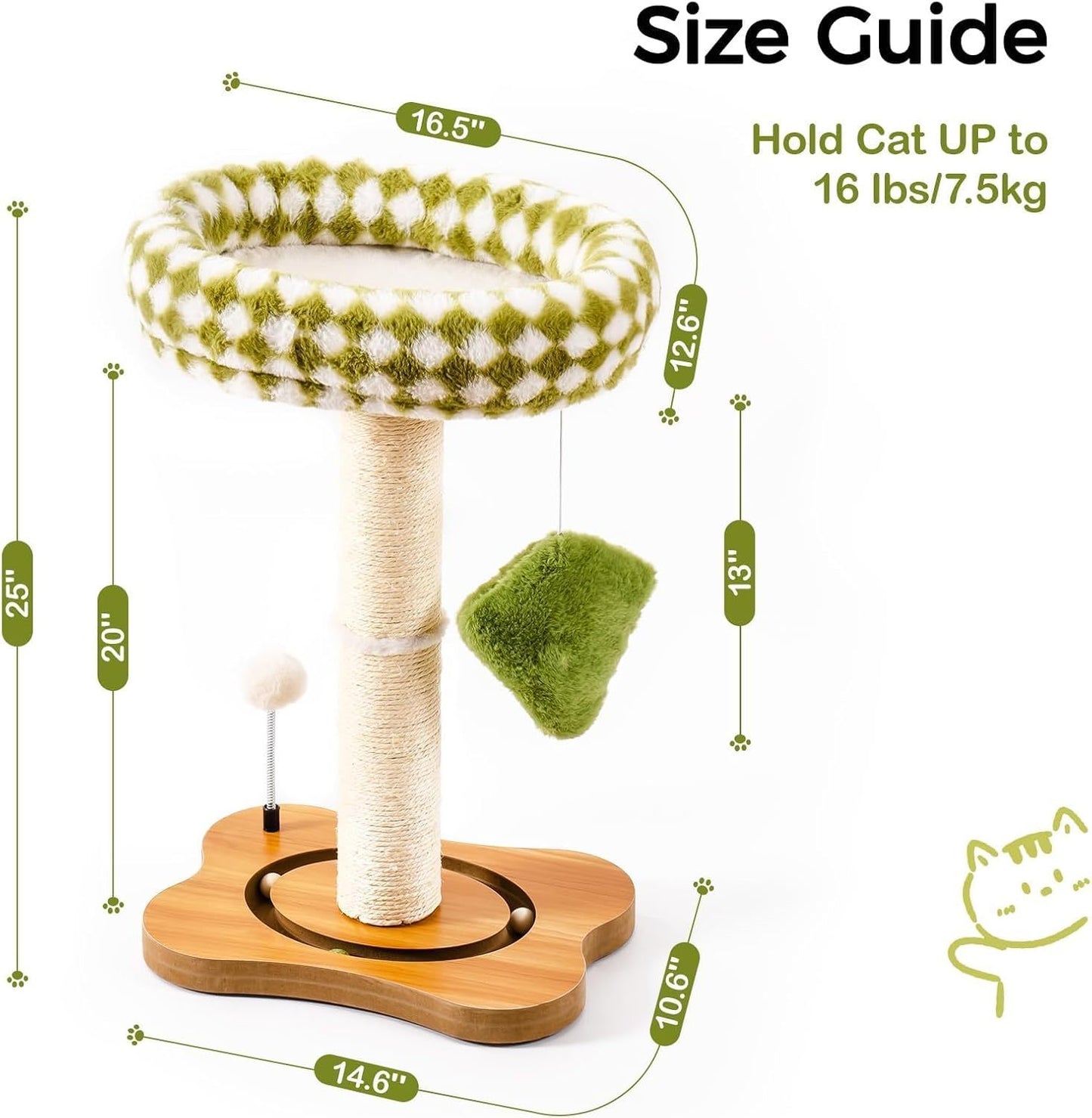Cat Scratching Post & Bed