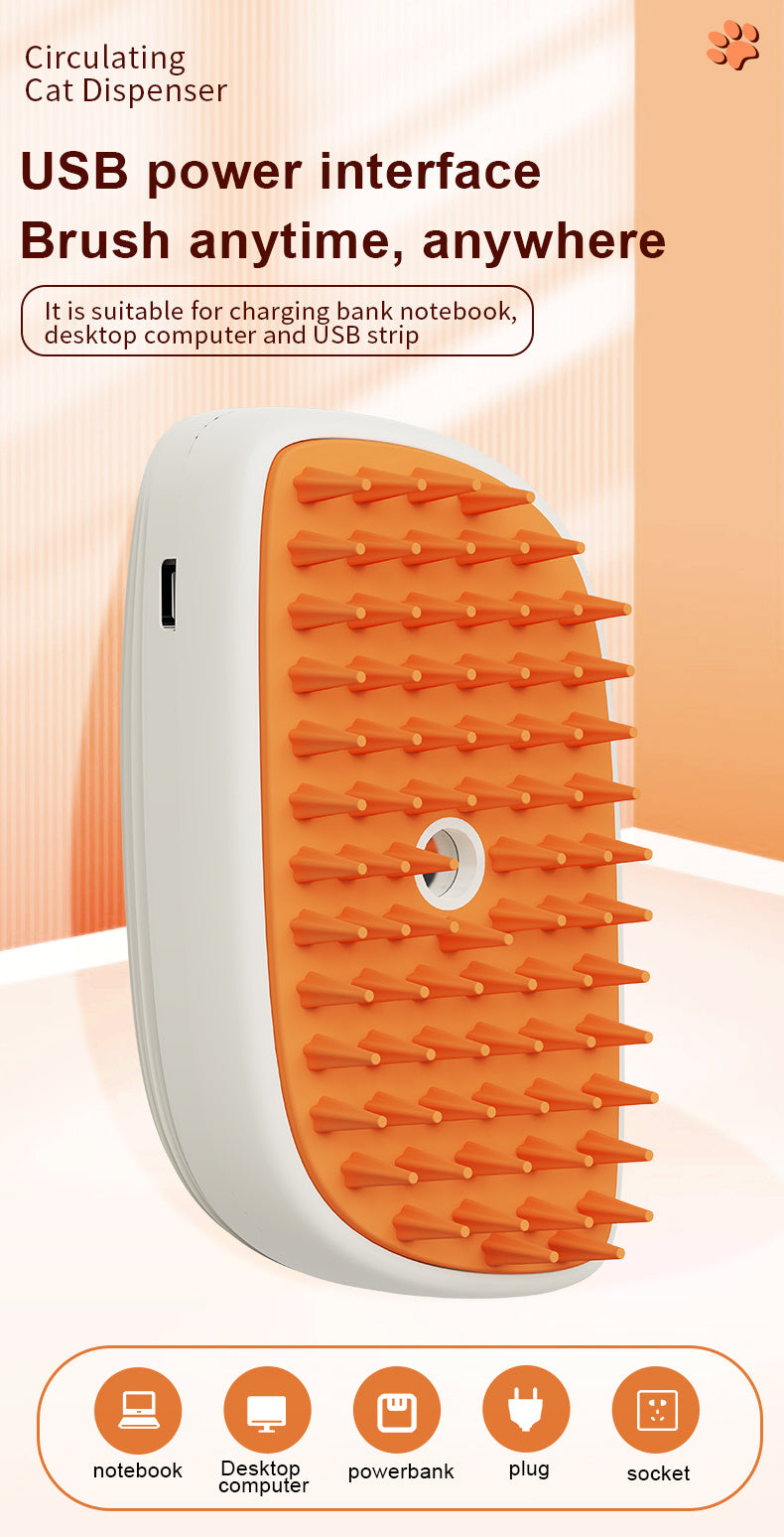 Handheld Spray Comb for Pets – Gentle Grooming & Detangling Tool