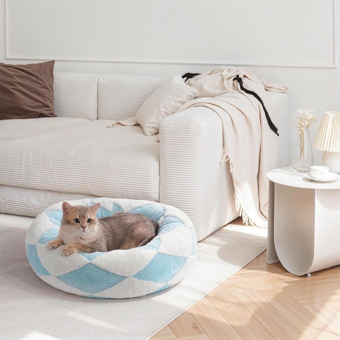 Donut Cat Bed For Indoor Cats