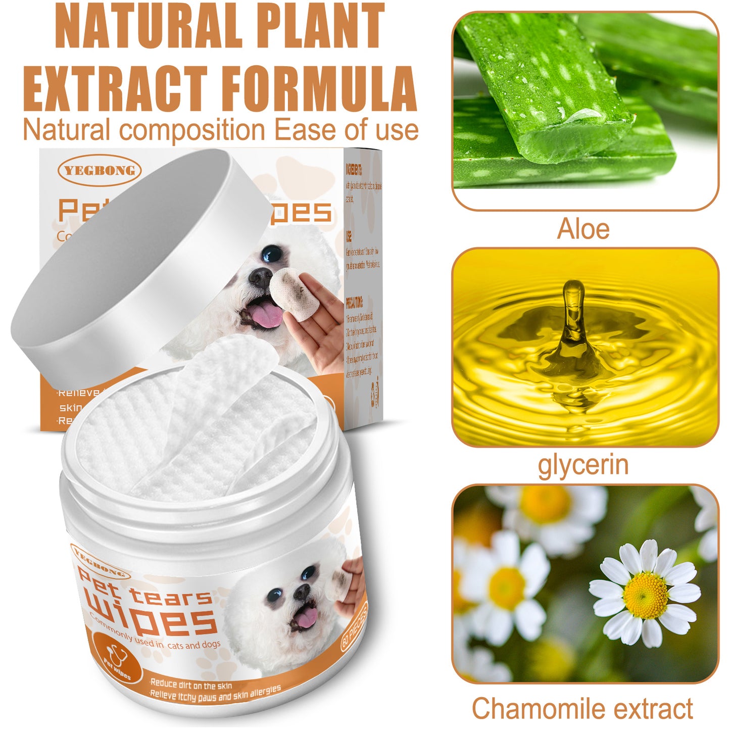 Eye Cleaning Pads for Dogs and Cats