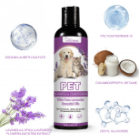 Pet Itch Relief & Smooth Hair Shampoo — Non-Knotting Formula