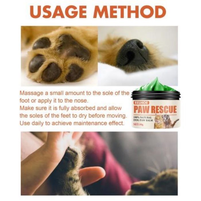 Moisturizing Pet Paw Care Cream For Cats And Dogs
