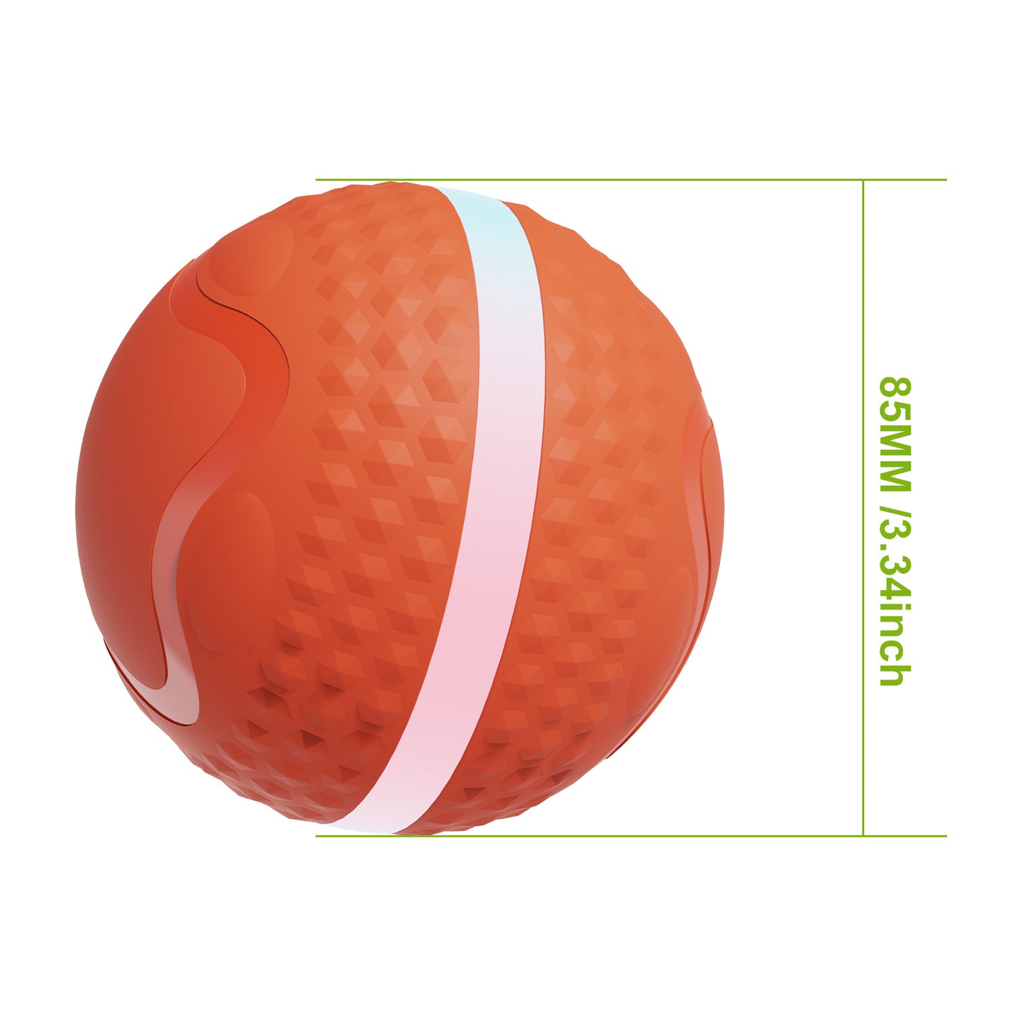Smart Interactive Dog Toy – Motion-Activated Rolling Ball with Lights