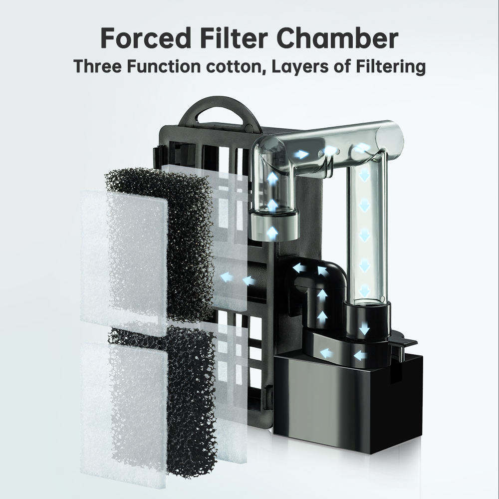 Silent Hanging Aquarium Filter – 3.5W/6W/8W