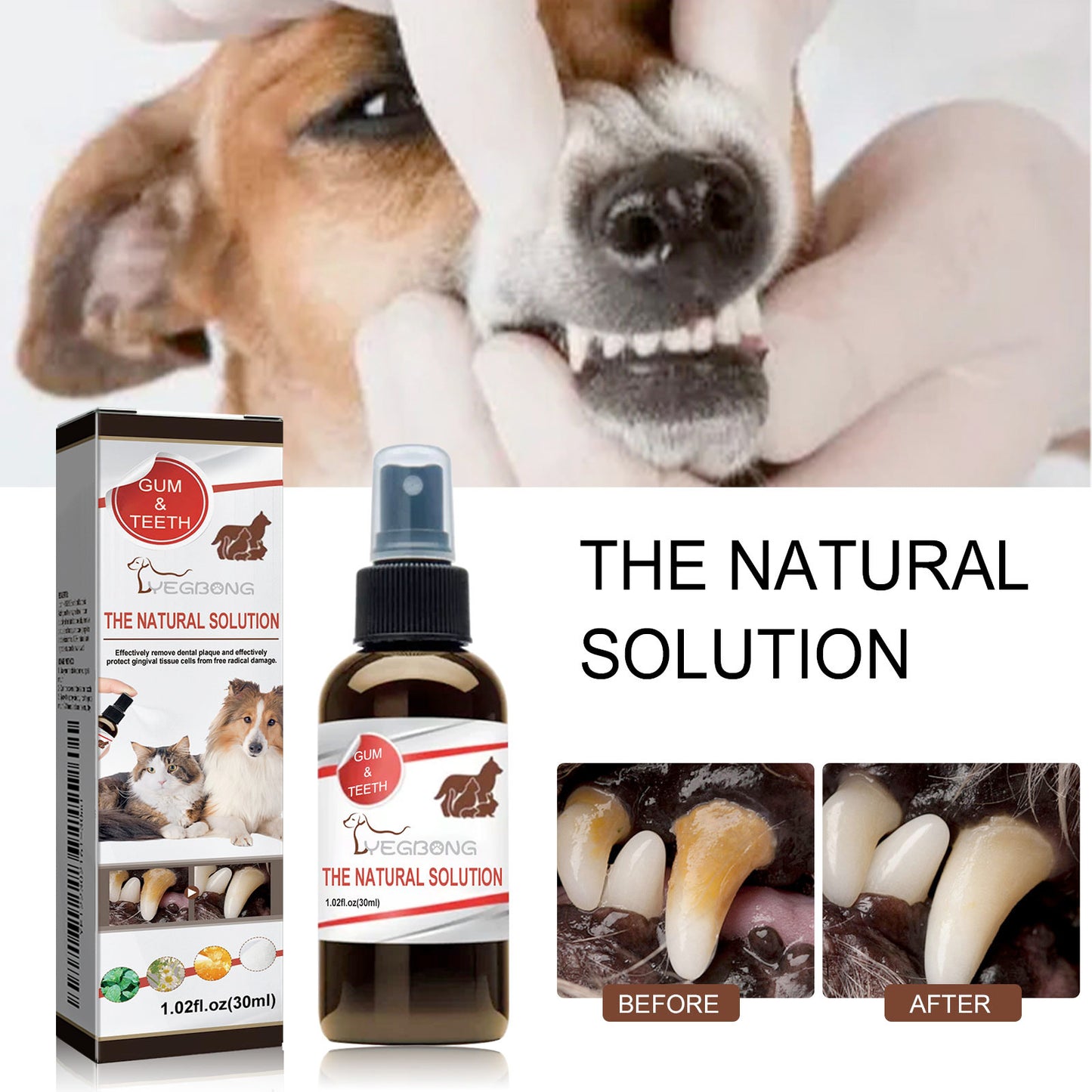 Pet Dental Cleaning Spray