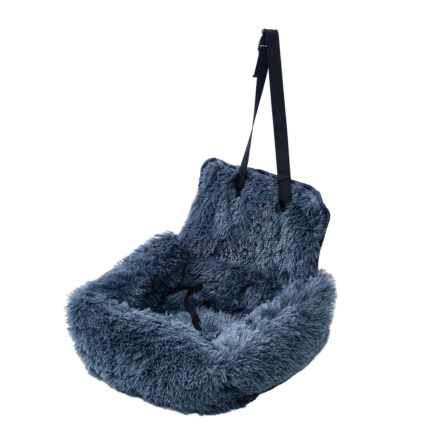Dog Car Seat – Travel Booster with Seat Belt & Washable Plush