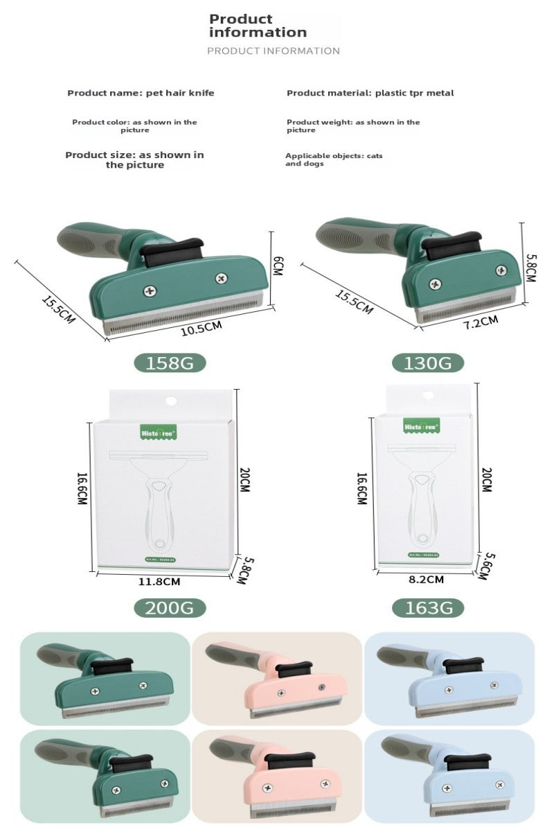 Cat & Dog Pet Hair Trimmer – Pet Shaving Razor & Comb
