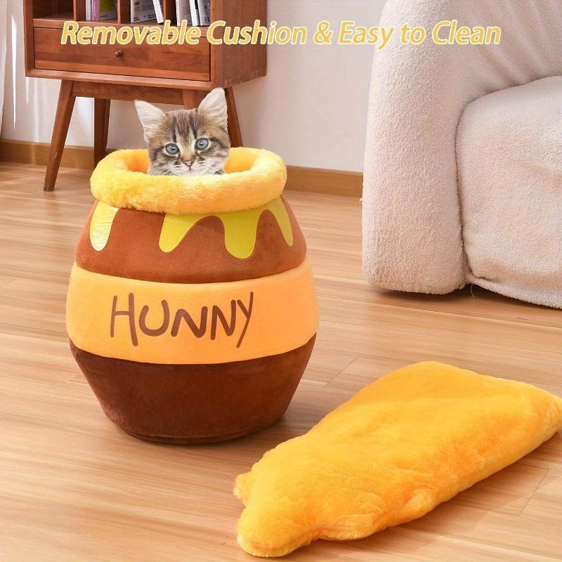 Honey Pot Cat Cave Bed For Indoor Cats