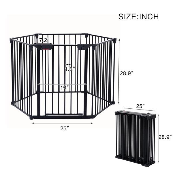 150" Adjustable Safety Door, 6-Piece Set