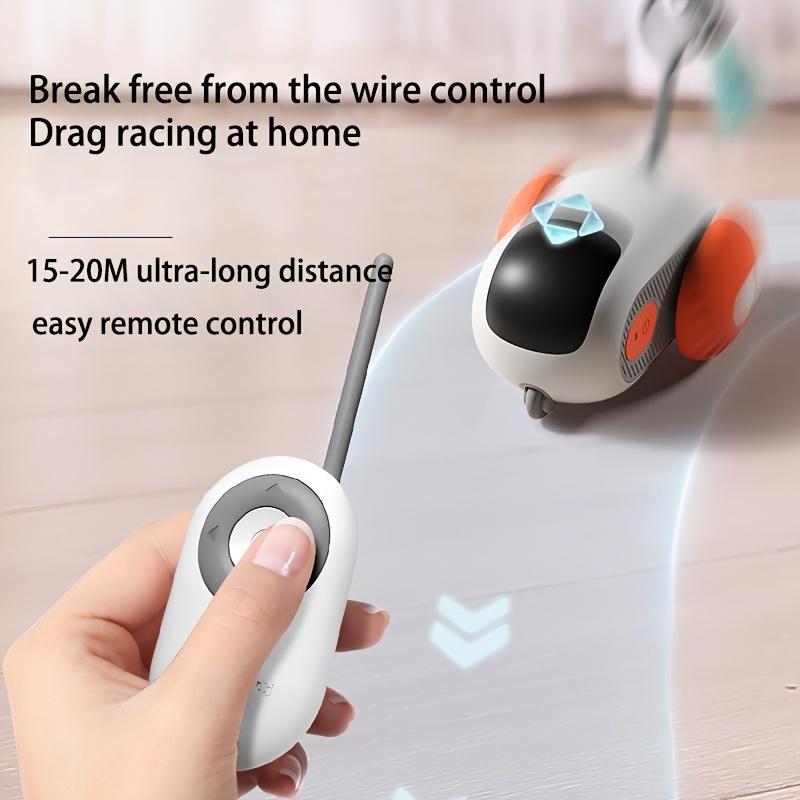 Exciting Interactive Cat Toy Car – Smart Remote Control & Feather Chase