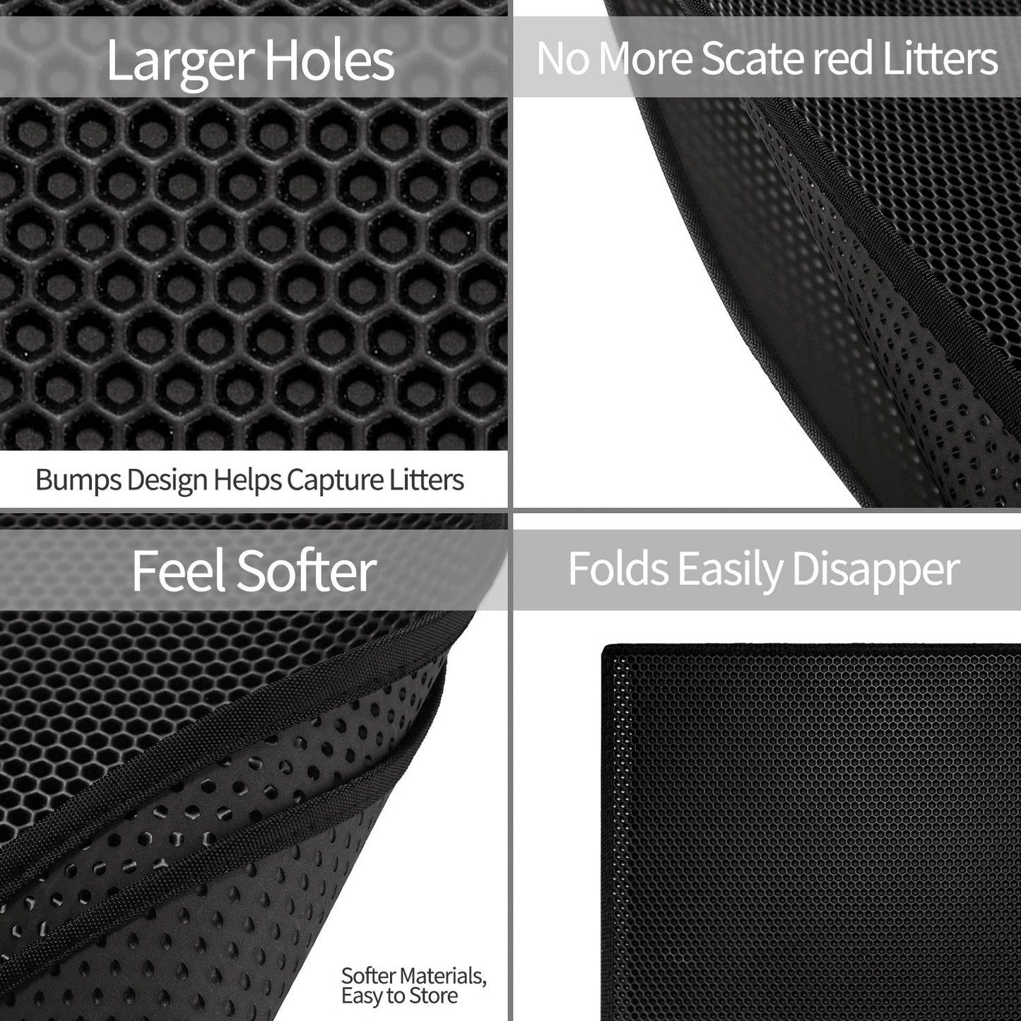 Waterproof Honeycomb Cat Litter Mat