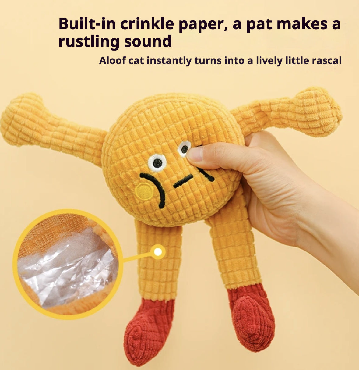 Squeaky Catnip Chew Toys – Fun, Durable & Teeth-Cleaning