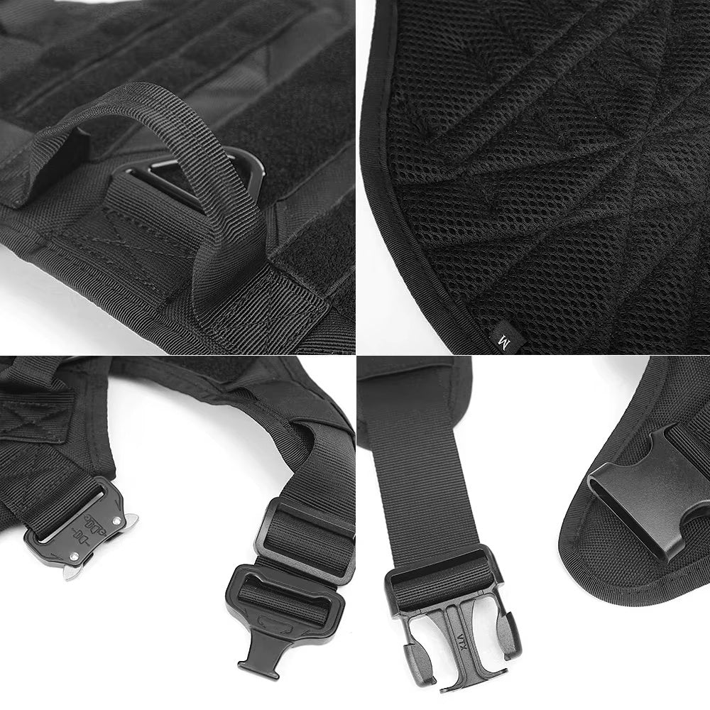 Luxury Dog Harness & Leash Set – Camouflage Nylon