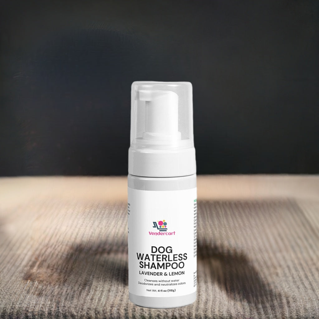 Dog Waterless Shampoo - No Rinse, Easy Clean Coat Formula for Pets