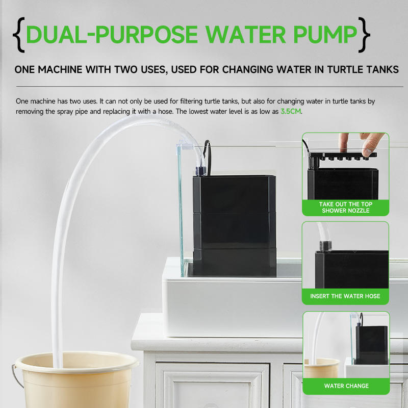 Low Water Level Filter Three Sections 8W 850L