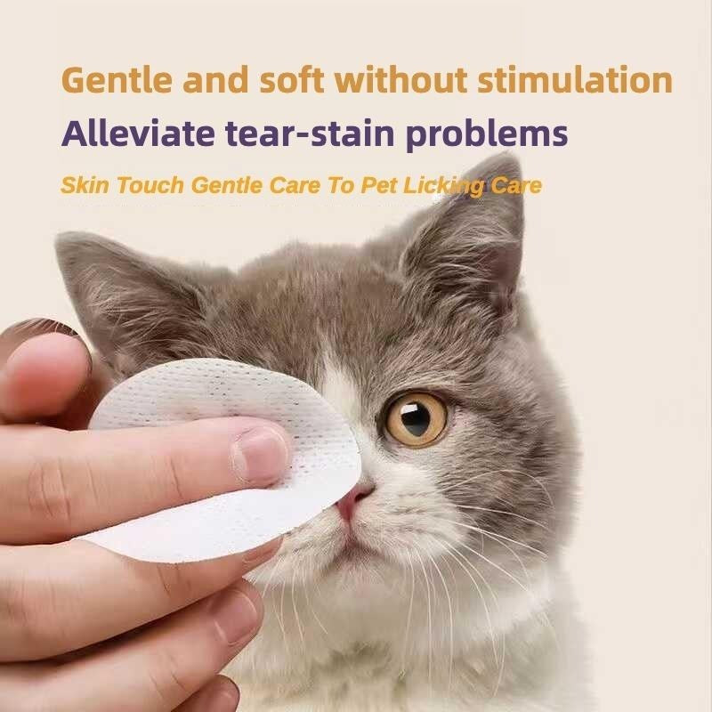 Pet Eye Wipes – 200 Count Tear Stain Removing & Cleaning Wipes for Dogs and Cats