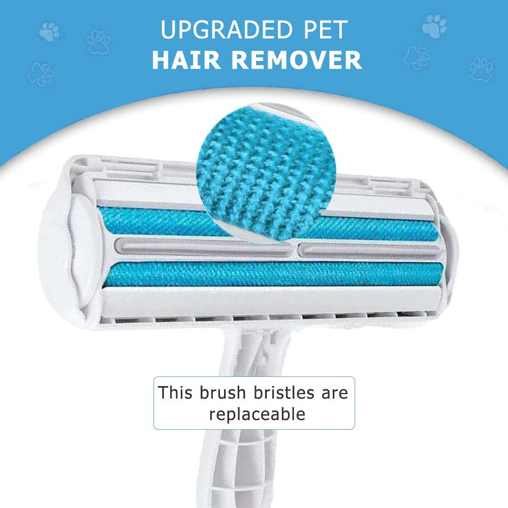 Pet Hair Remover Roller – 2-Way Lint & Fur Brush for Dogs/Cats, Sofa & Clothes