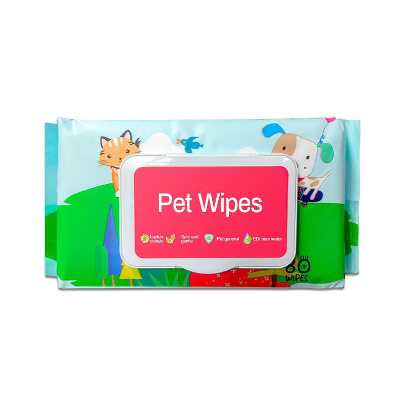 Fragrance-Free Plant-Based Pet Wipes for Paws, Ears, Fur & Eye Cleaning