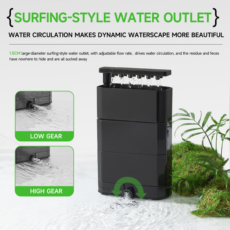Low Water Level Filter Three Sections 8W 850L