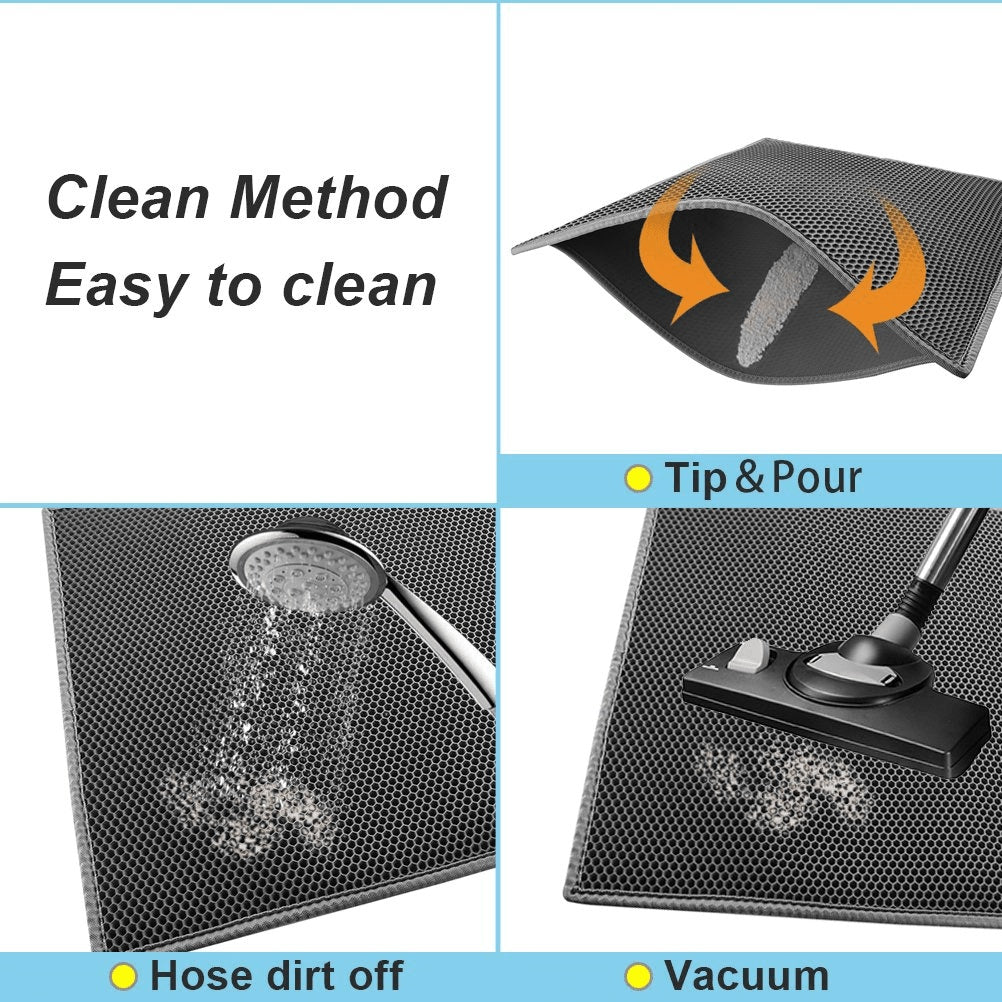 Waterproof Honeycomb Cat Litter Mat