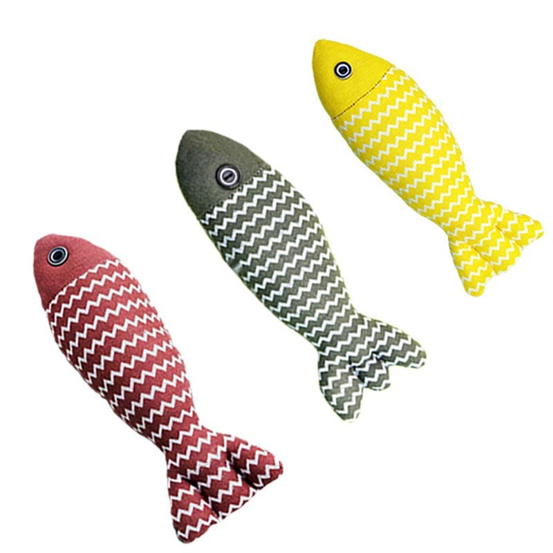 Pet Mint Fish Toy – Random Color, Catnip Toy for All Ages