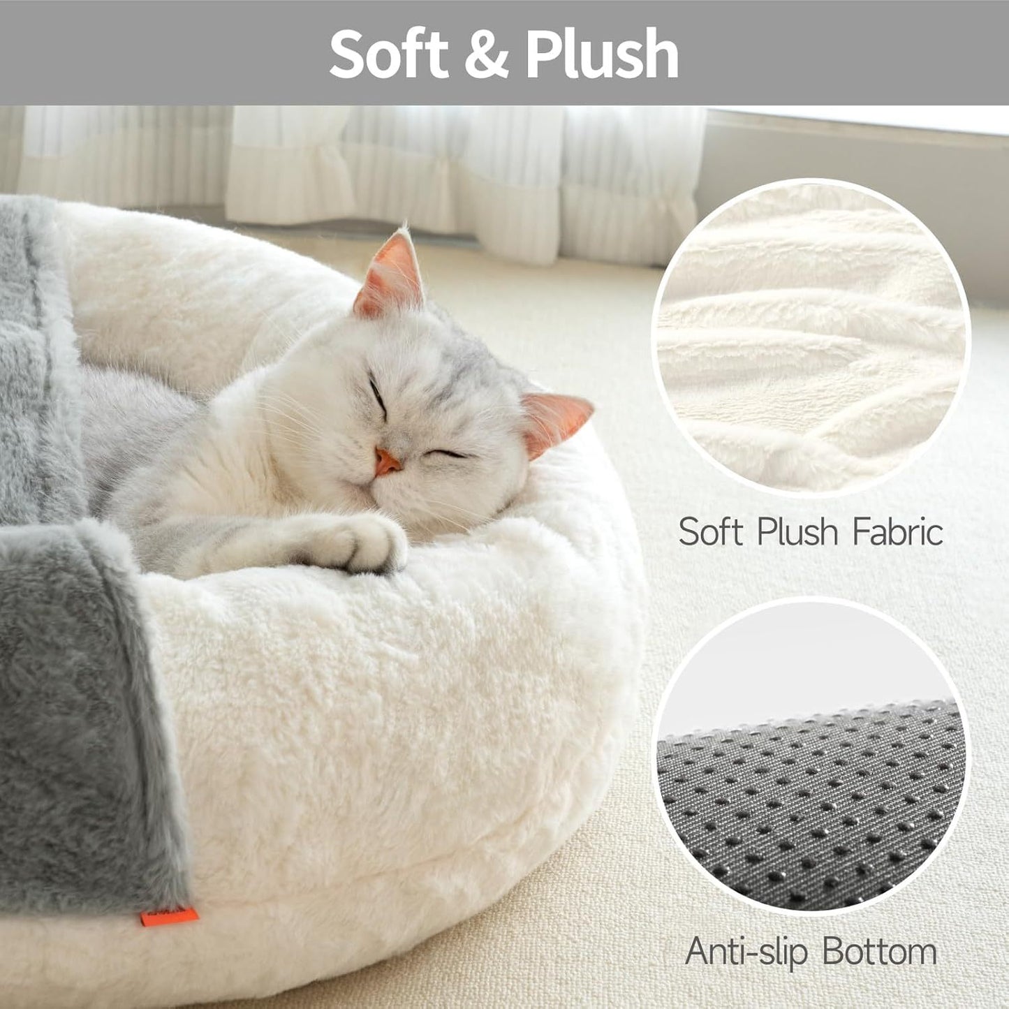 Enclosed Cat Bed Cave