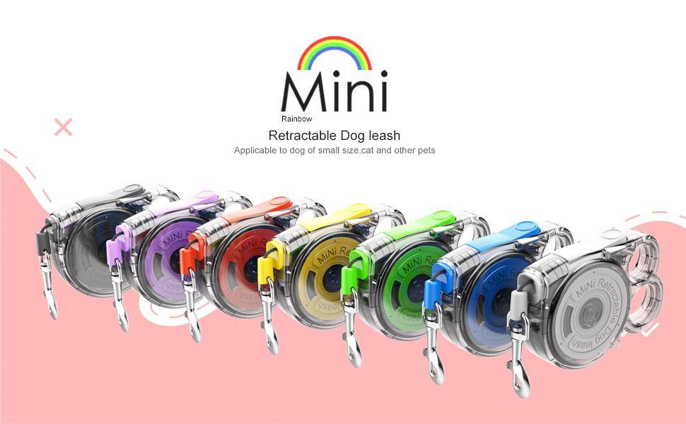 Compact Retractable Leash for Small Pets – Ideal for Outdoors