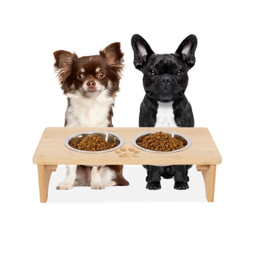Elevated Dog Bowl Rack