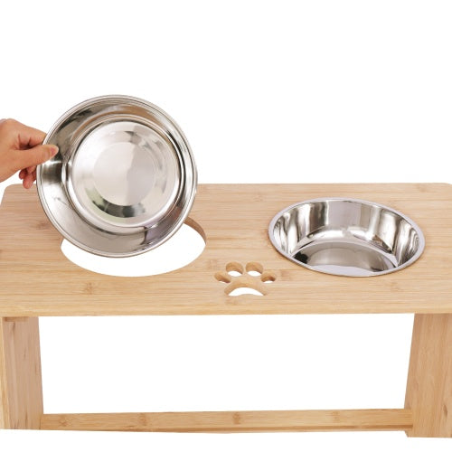 Elevated Dog Bowl Rack