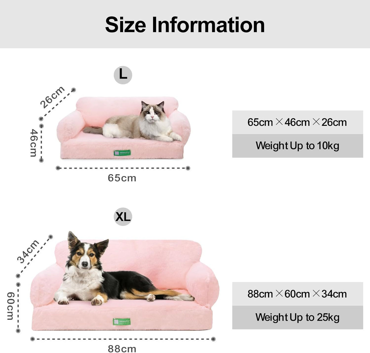 Fluffy Cat Sofa Bed
