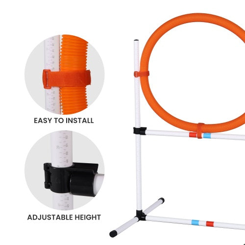 3PC Dog Agility Training Set – Obstacle Course for Dogs