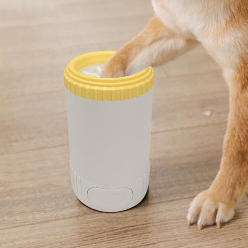 Pet Care Semi-Automatic No-Electric Dog Paw Cleaner - Easy & Effective Paw Cleaning Solution
