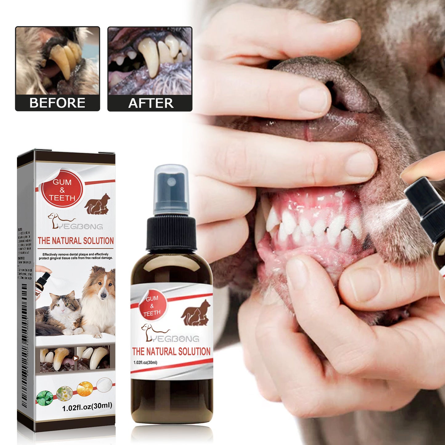 Pet Dental Cleaning Spray