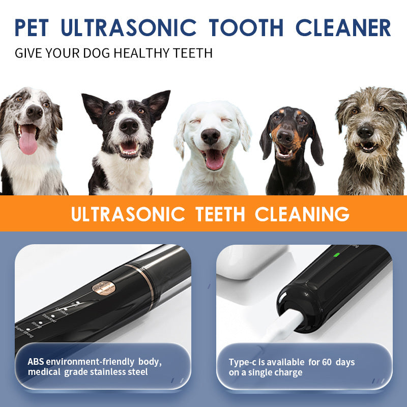 Ultrasonic Pet Teeth Cleaning Device – Dental Care for Dogs and Cats