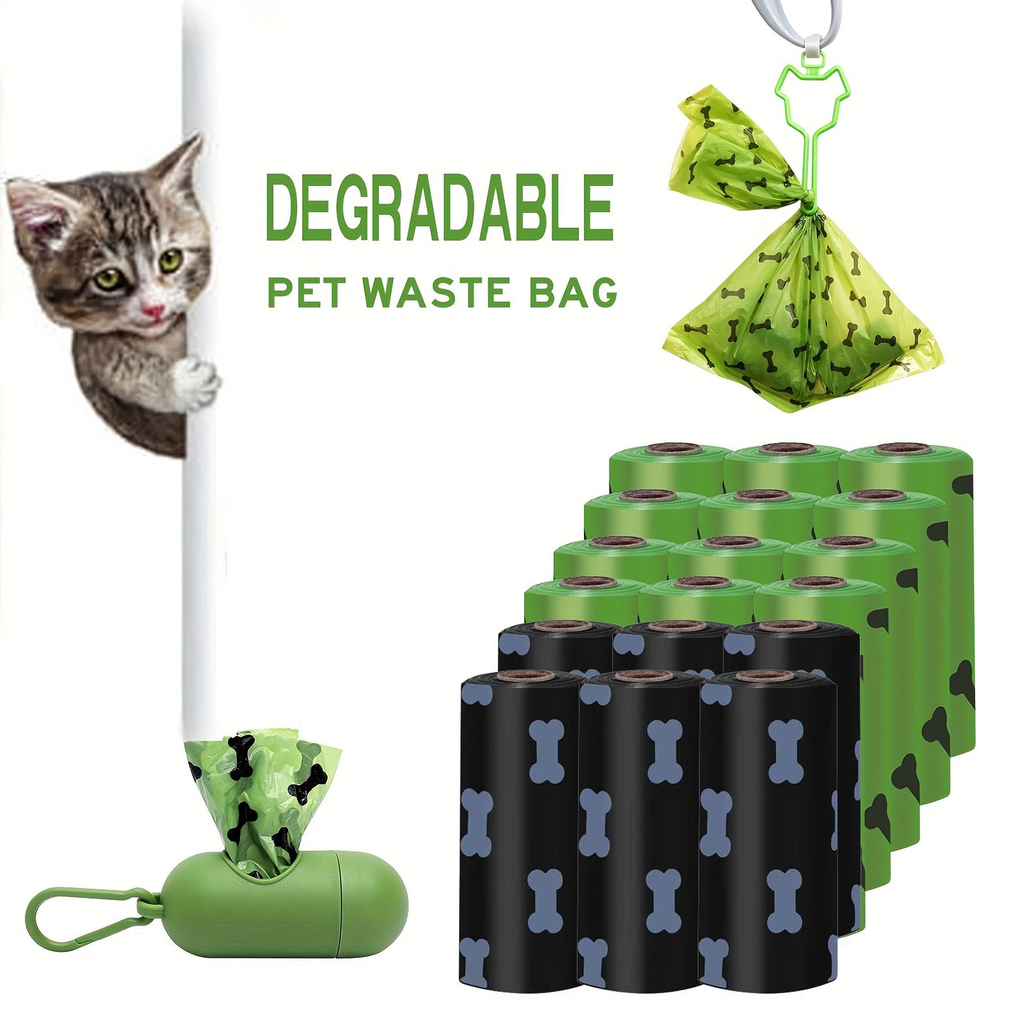 Eco-Friendly Dog Poop Bags - Biodegradable