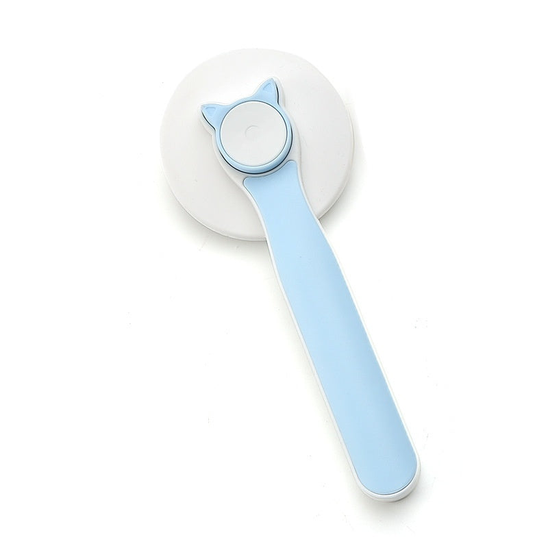 Self-Cleaning Slicker Brush for Cats & Dogs - Pet Hair Removal Comb