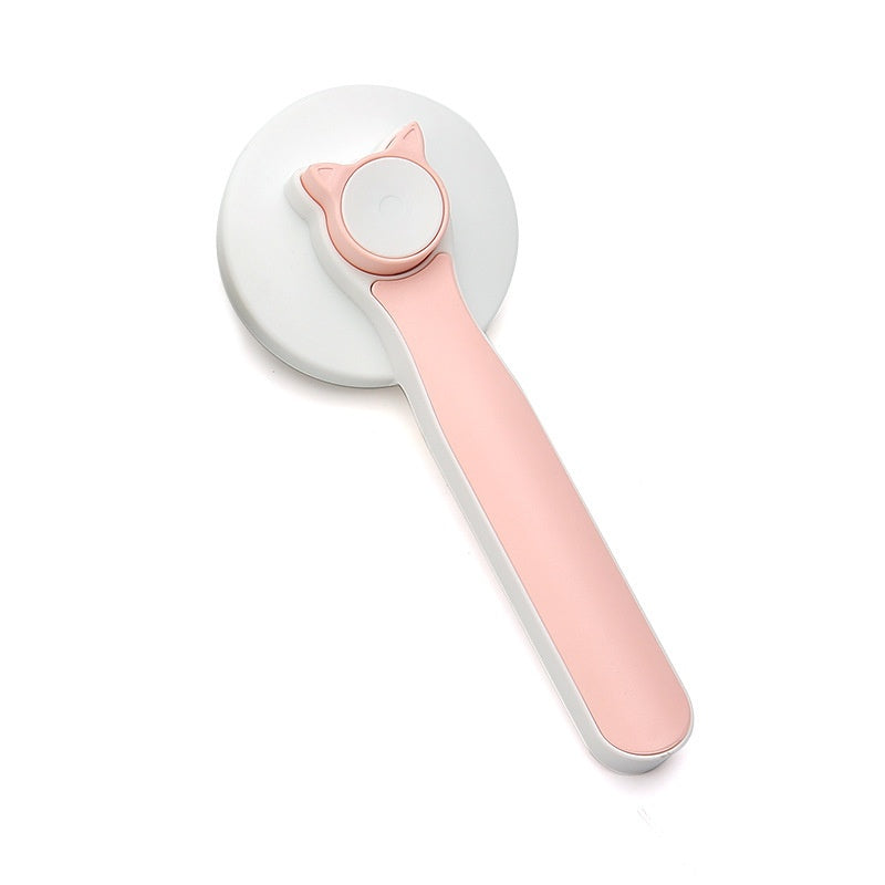 Self-Cleaning Slicker Brush for Cats & Dogs - Pet Hair Removal Comb