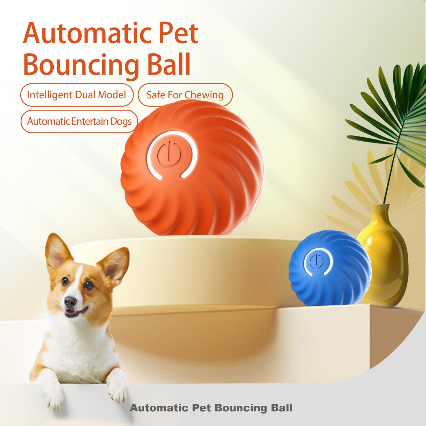 Self-Rolling & Bouncing Technology for Fun Pet Play