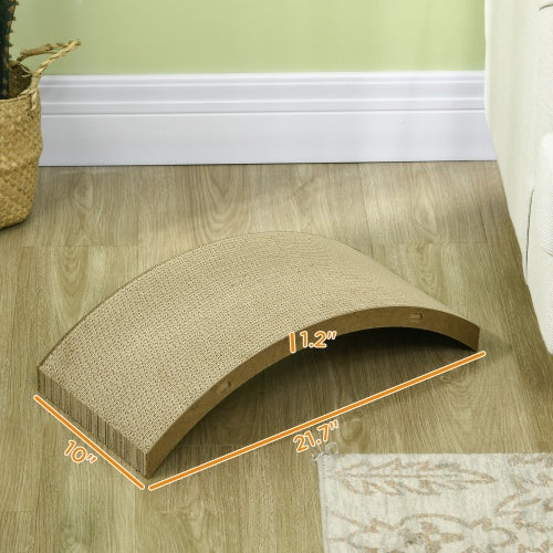 PawHut Reversible Cat Scratching Board – 4-Pack for Indoor Cats