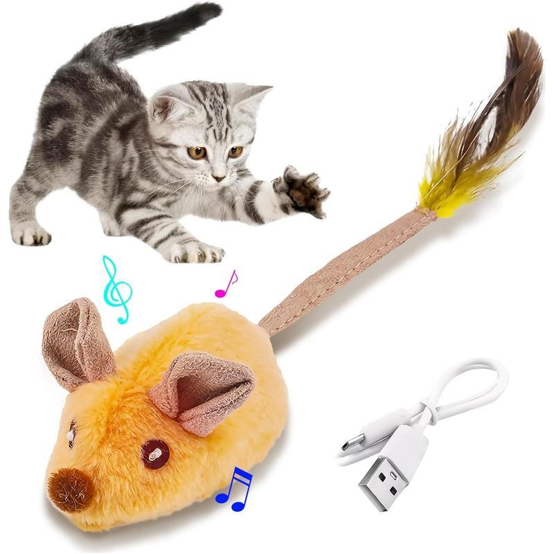 Interactive Cat Mouse Toy – Moving & LED Lights