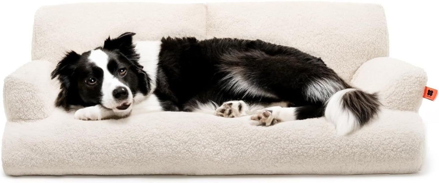 Small Dog Bed – 25.6"x19.7", Waterproof, Washable, Non-Slip, Grey